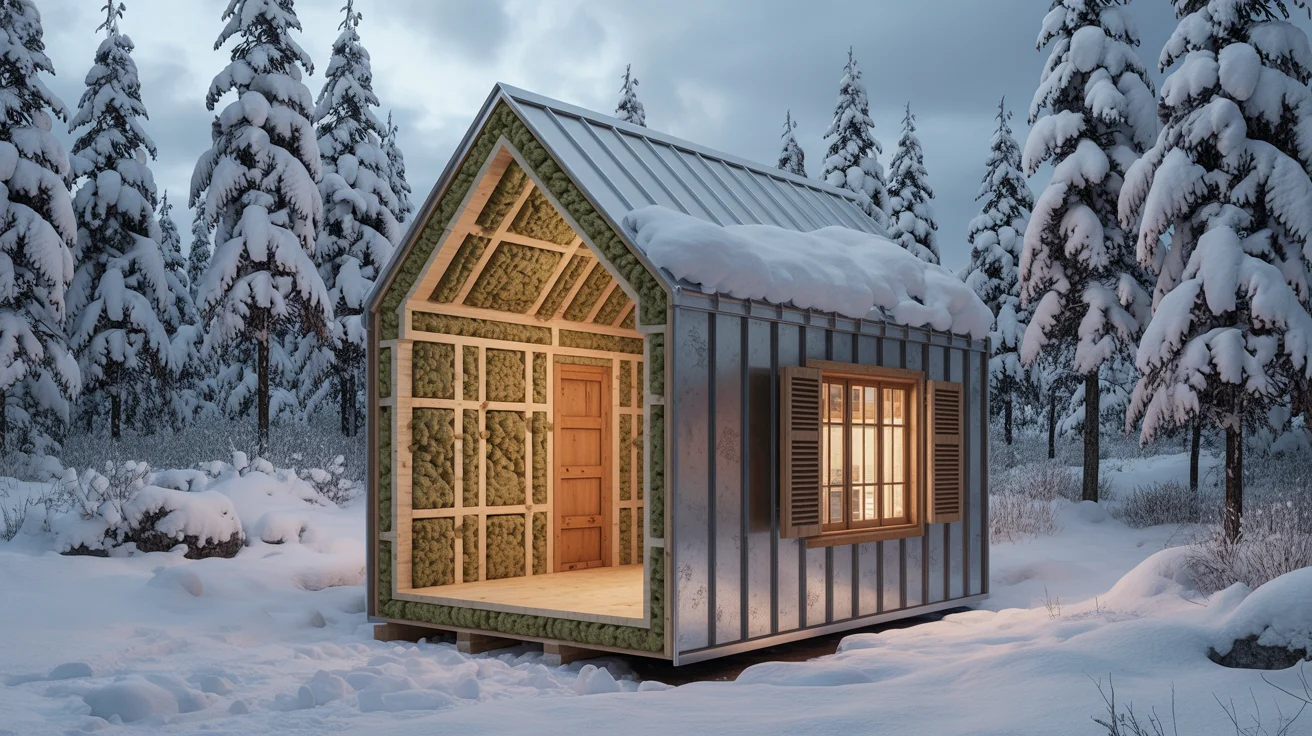 4-Season Off-Grid Shelter Super-Insulated “Micro Cabin” Envelope (Warmth Without Power)