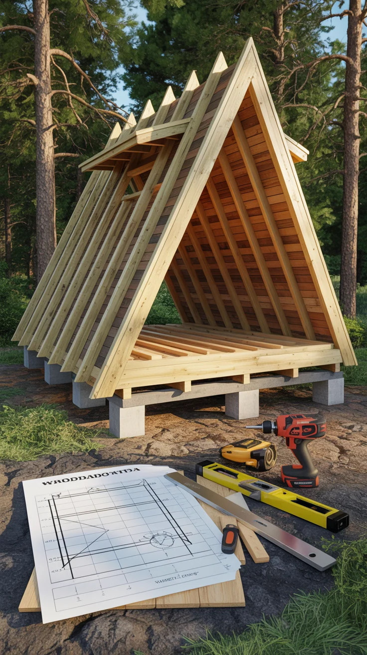 A-Frame Off-Grid Cabin Build