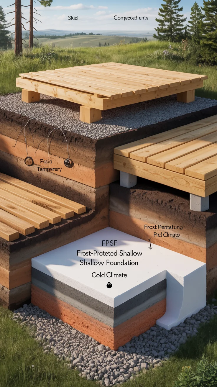 Budget Off-Grid Cabin Foundation Options