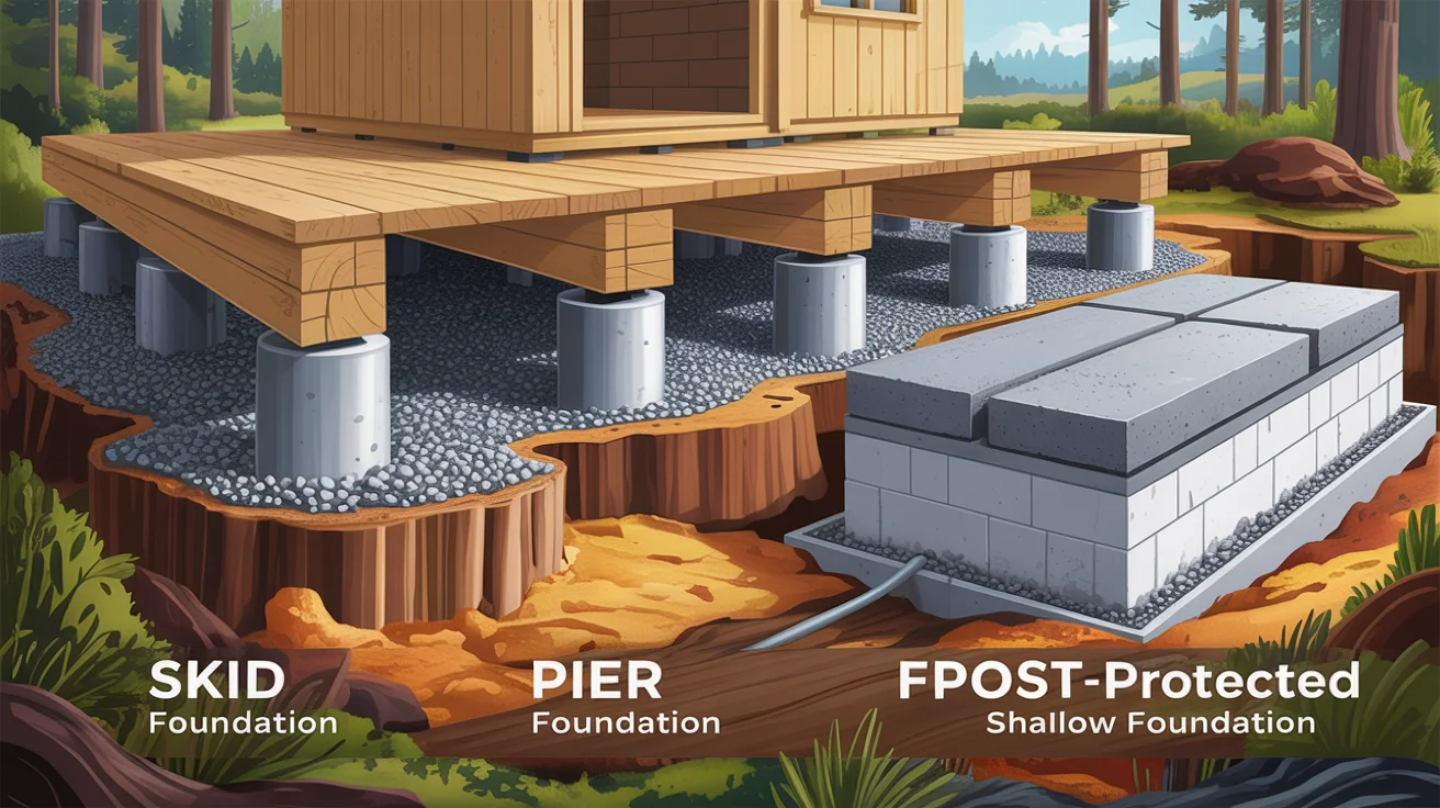 Budget Off-Grid Cabin Foundation Options