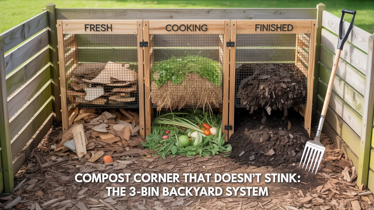 Compost Corner That Doesn’t Stink