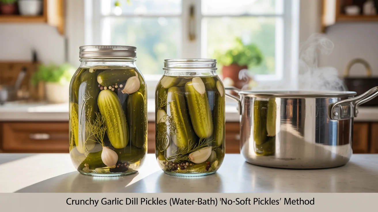 Crunchy Garlic Dill Pickles