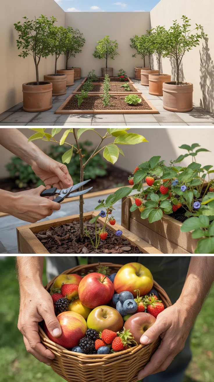 Dwarf Fruit Trees + Berries