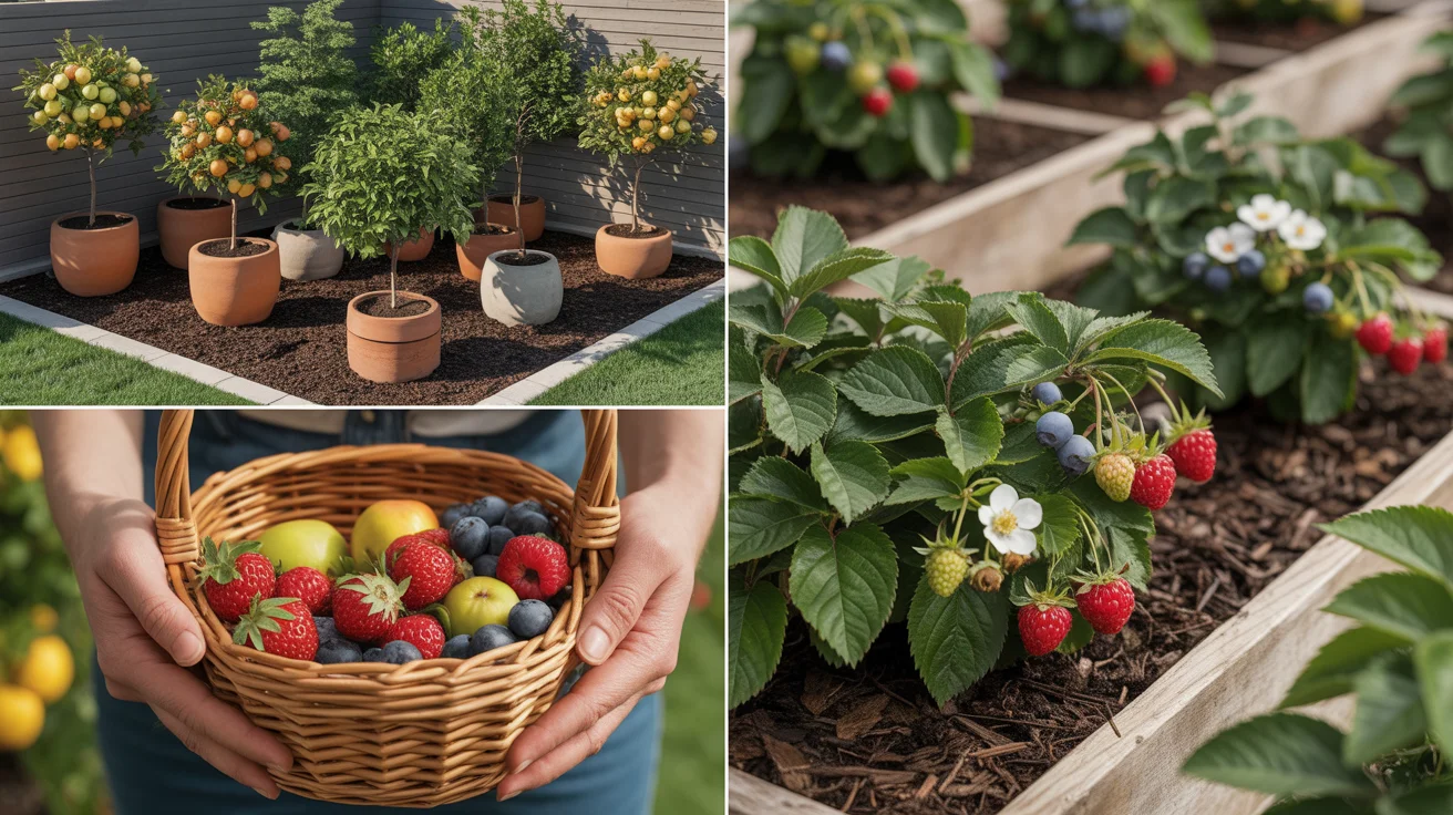 Dwarf Fruit Trees + Berries