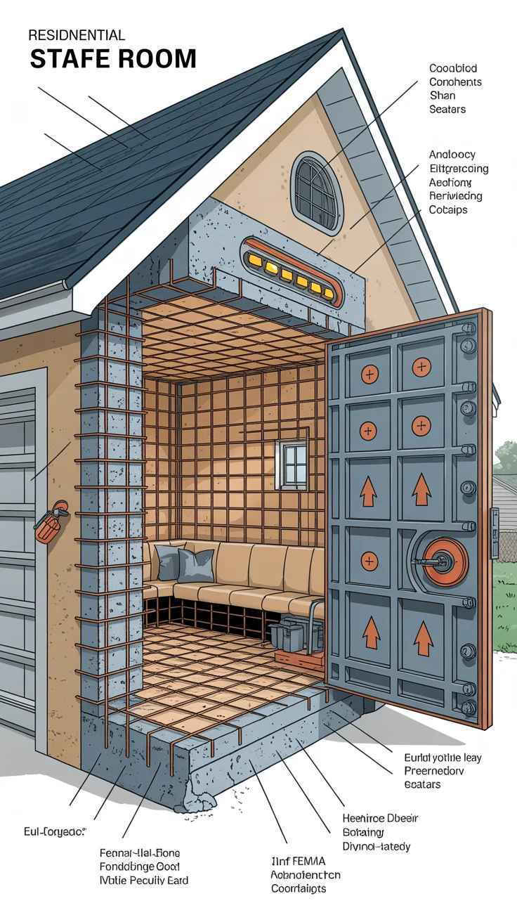 “No-Fail” Wind & Storm Safe Room Build Basics (Layout + Key Specs)