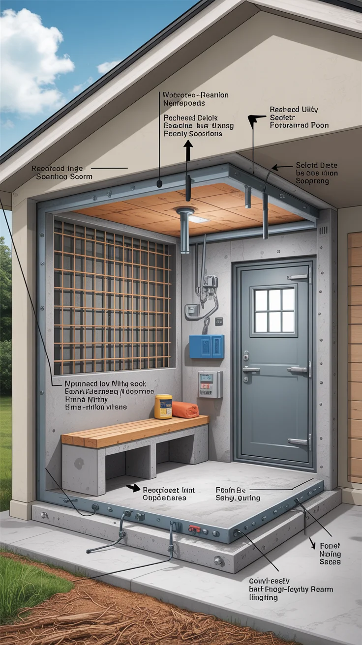 “No-Fail” Wind & Storm Safe Room Build Basics (Layout + Key Specs)