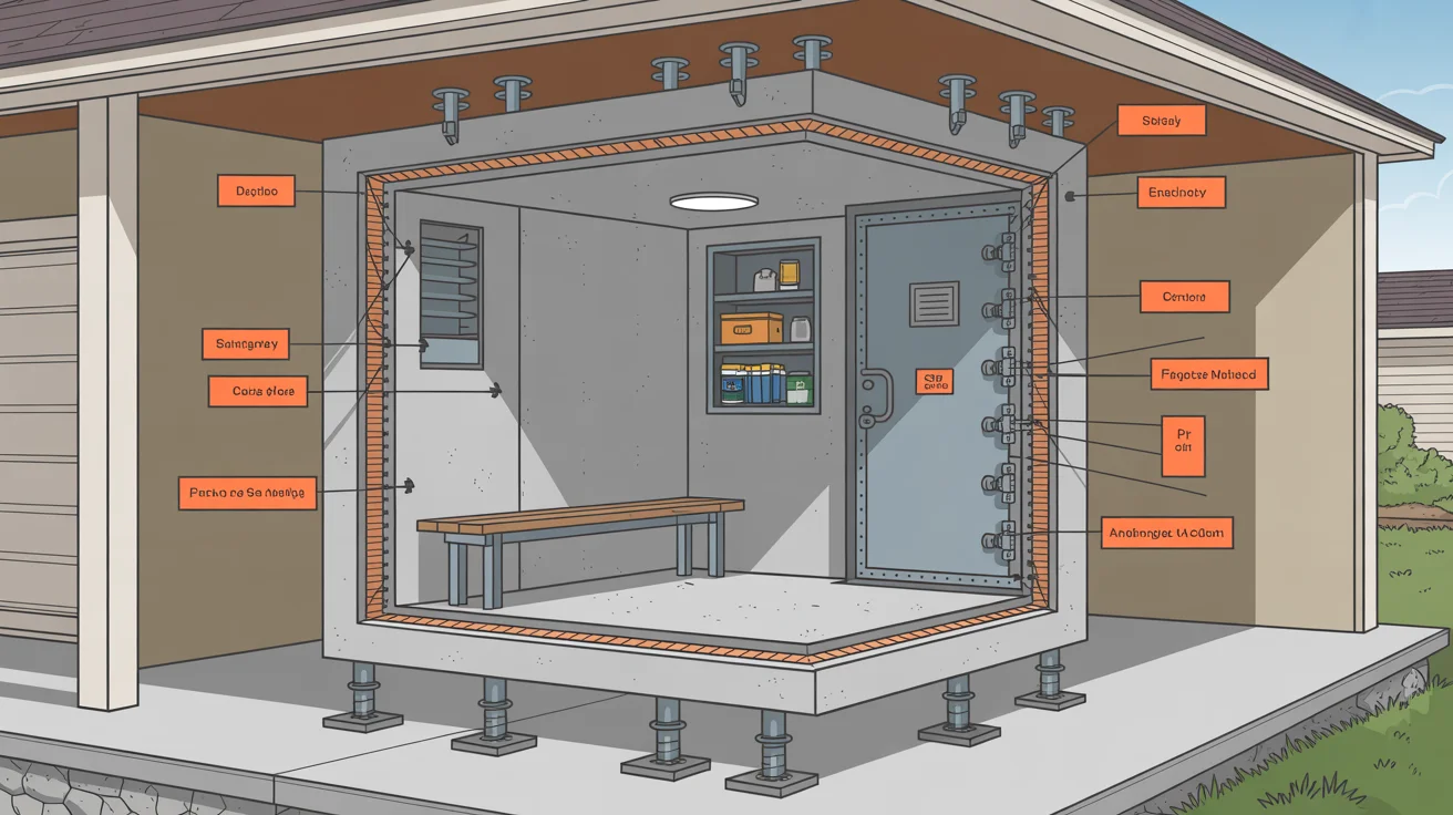 “No-Fail” Wind & Storm Safe Room Build Basics (Layout + Key Specs)