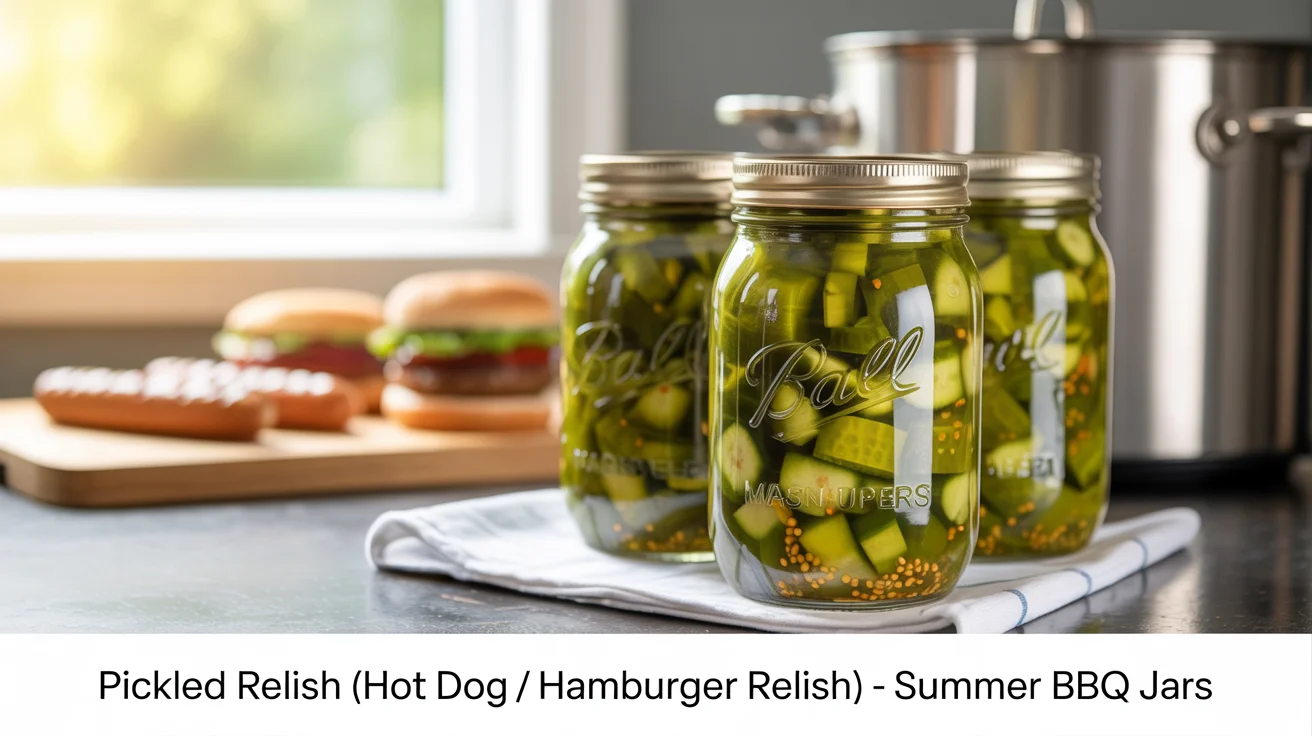 Pickled Relish (Hot Dog Hamburger Relish)