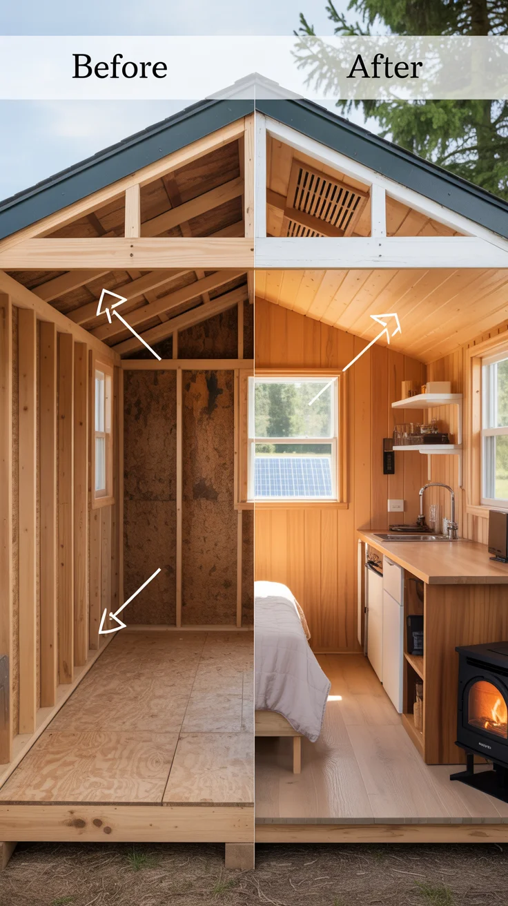 Shed-to-Cabin Conversion