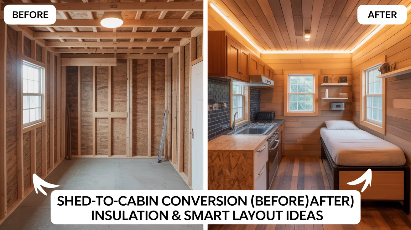 Shed-to-Cabin Conversion
