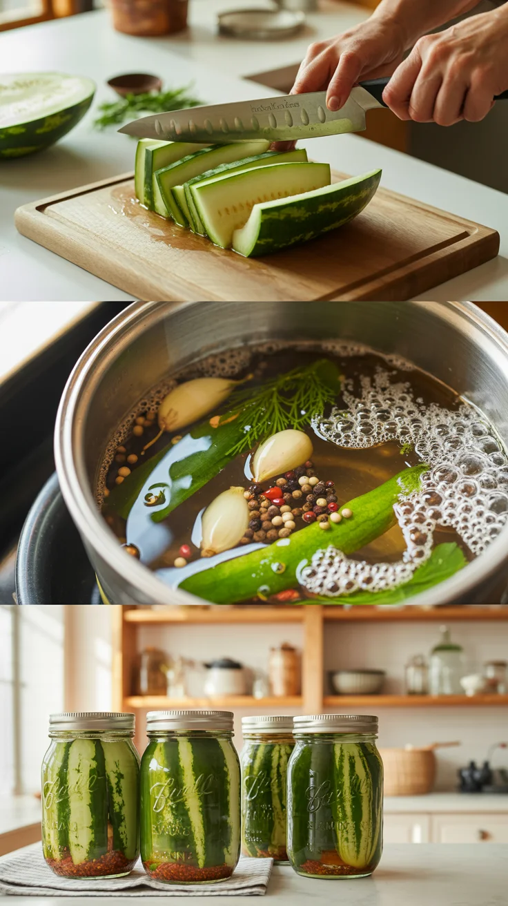 Zero-Waste Watermelon Rind Pickles