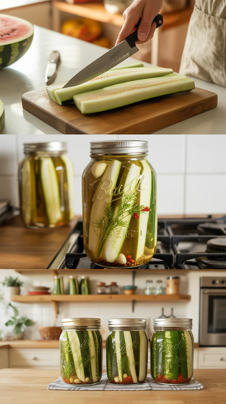 Zero-Waste Watermelon Rind Pickles