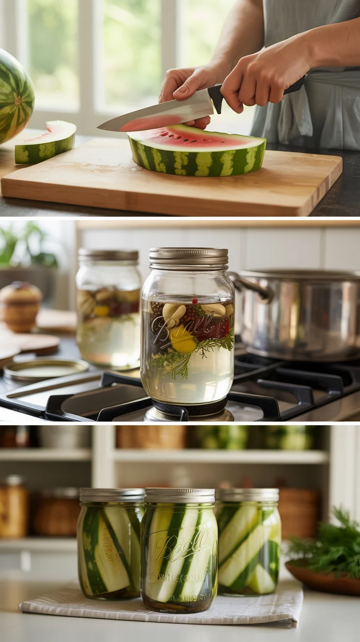 Zero-Waste Watermelon Rind Pickles