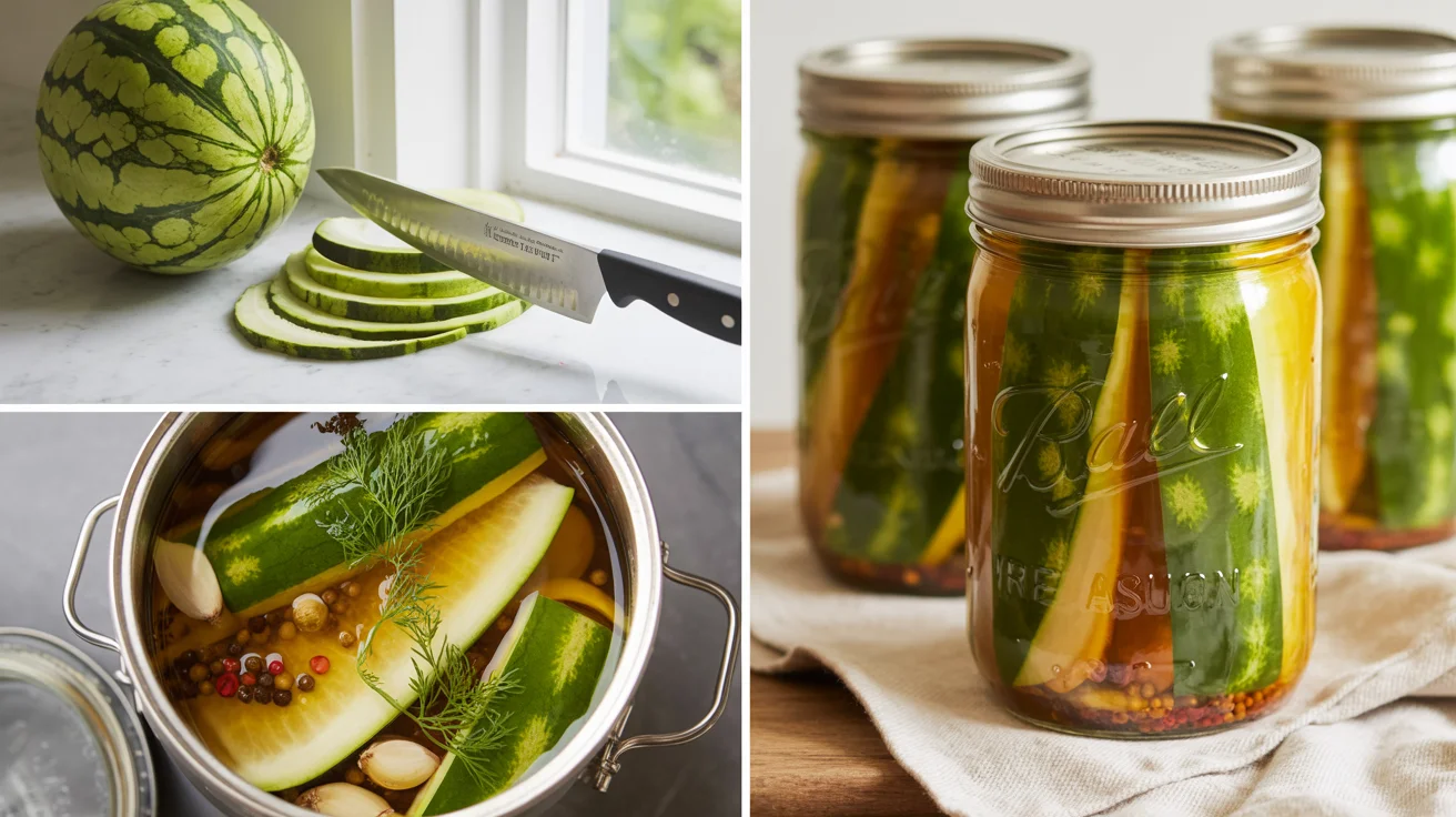 Zero-Waste Watermelon Rind Pickles