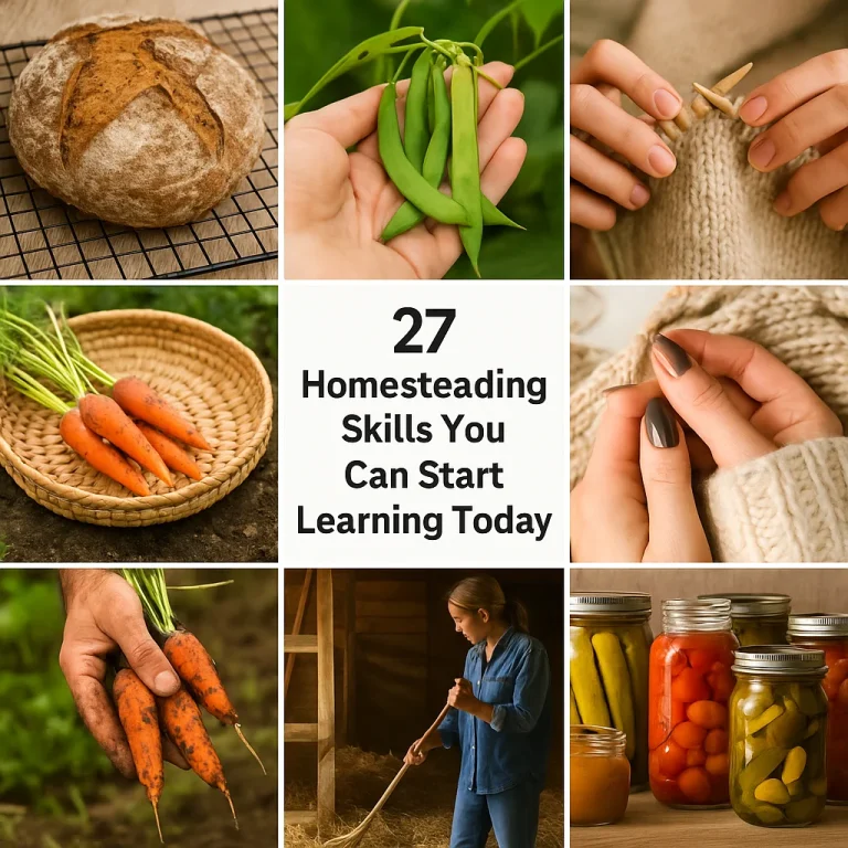 27 Homesteading Skills