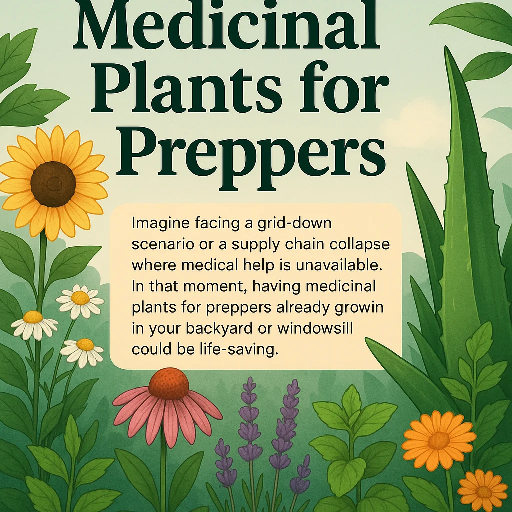Medicinal plants for preppers