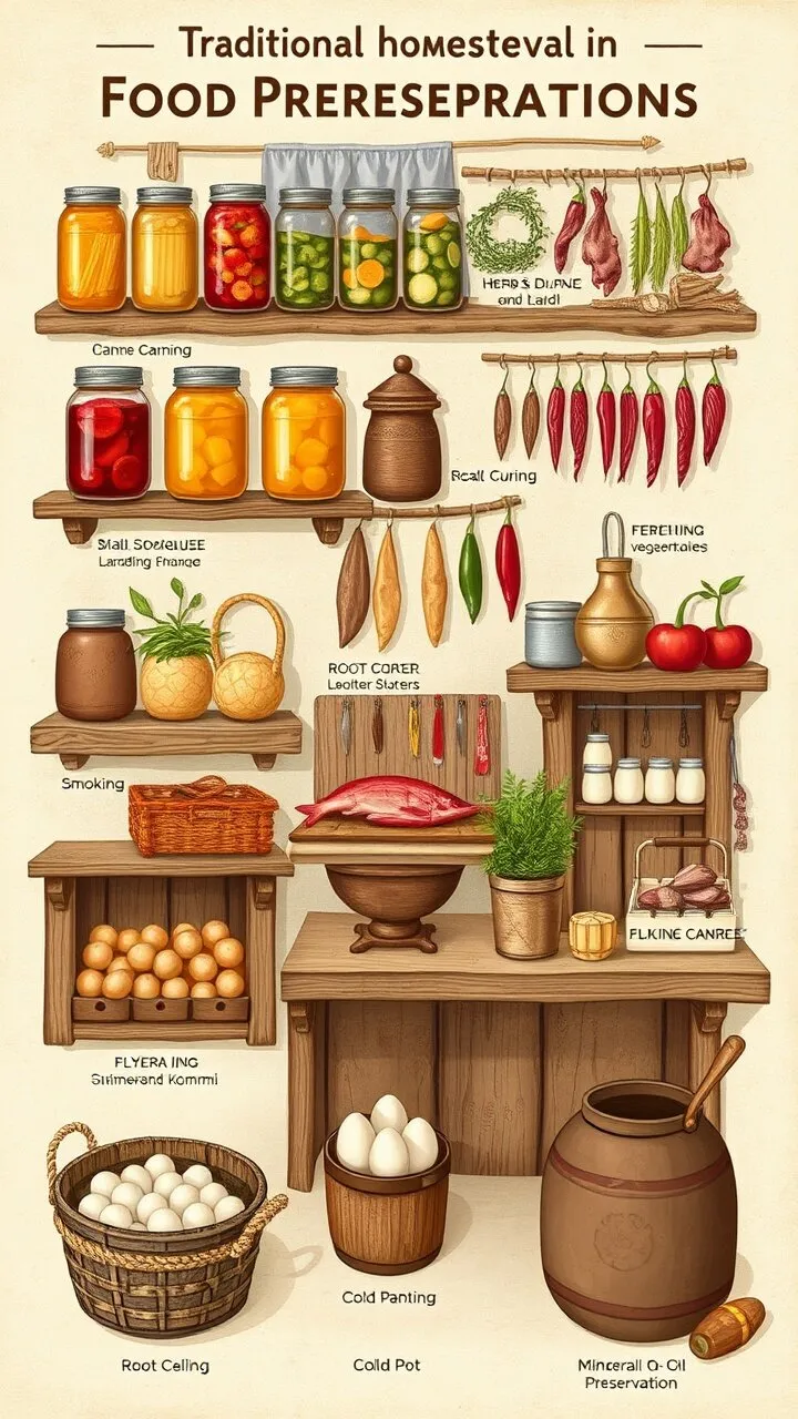 Preserve food without refrigeration