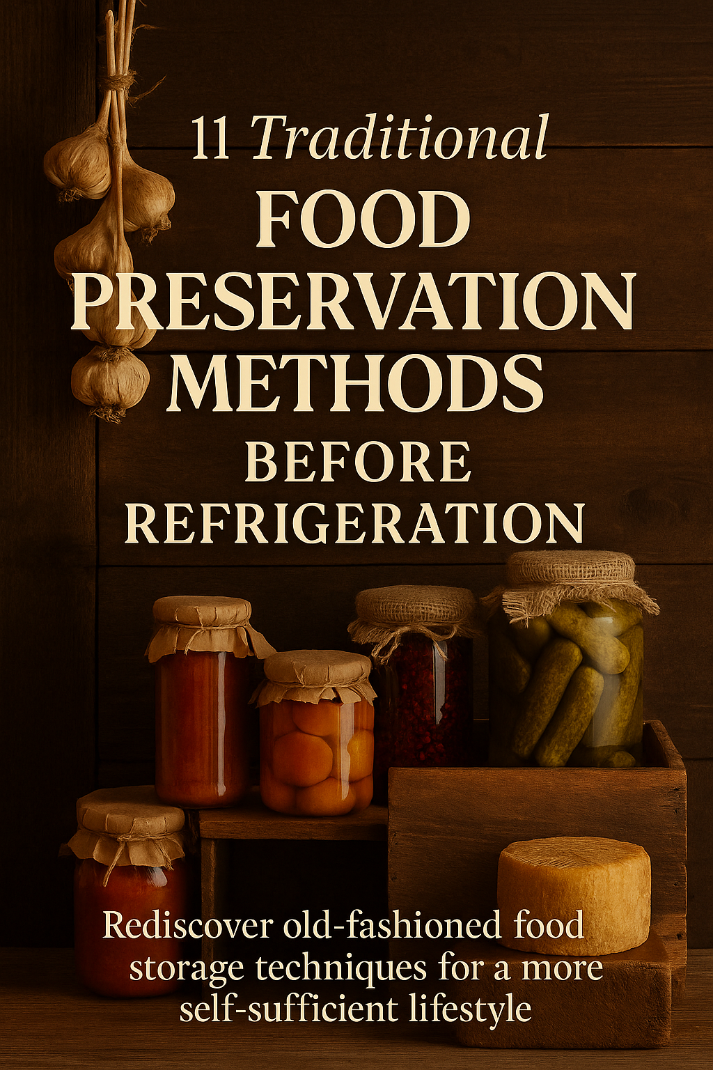 Traditional food preservation methods before refrigeration