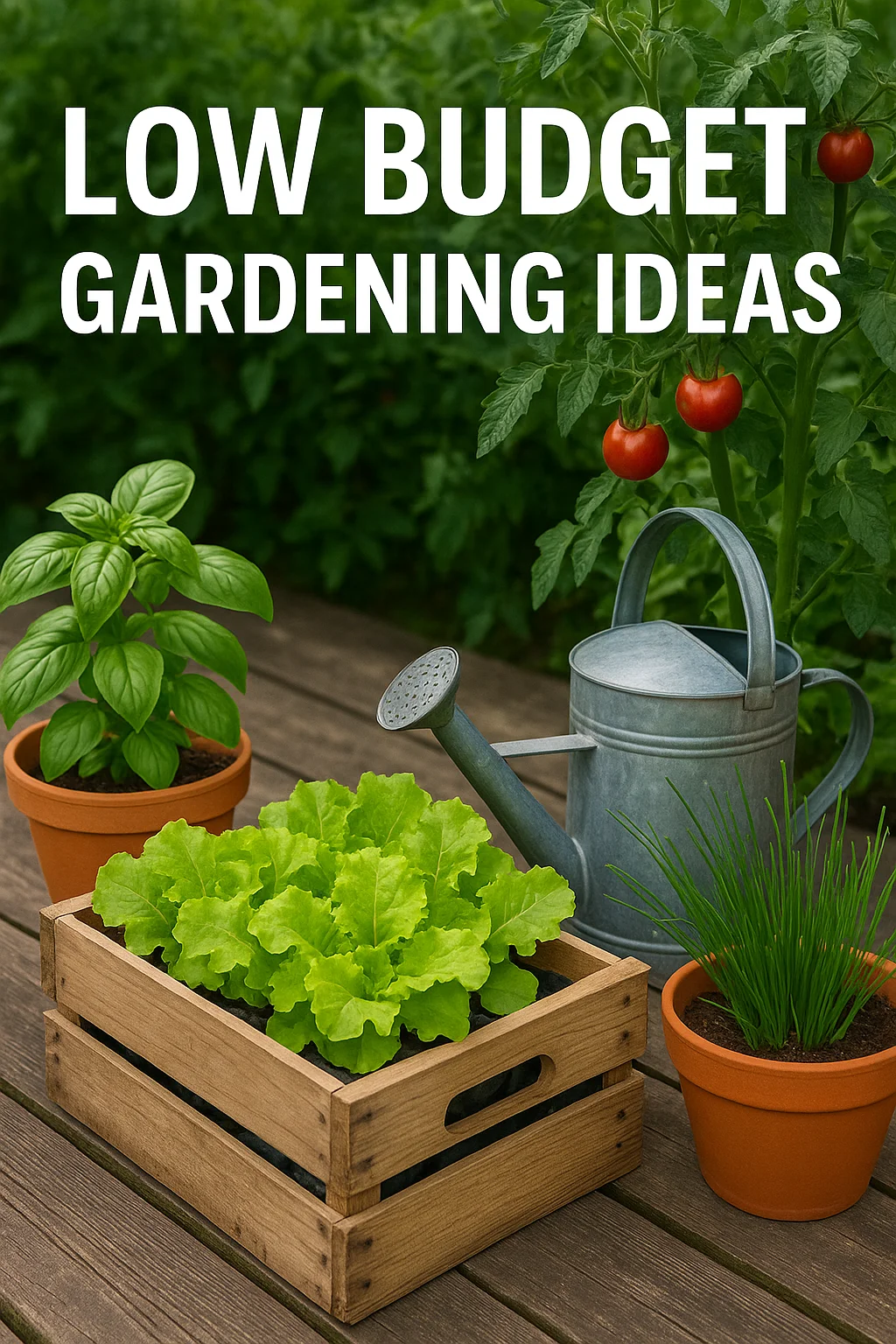 Low budget gardening ideas