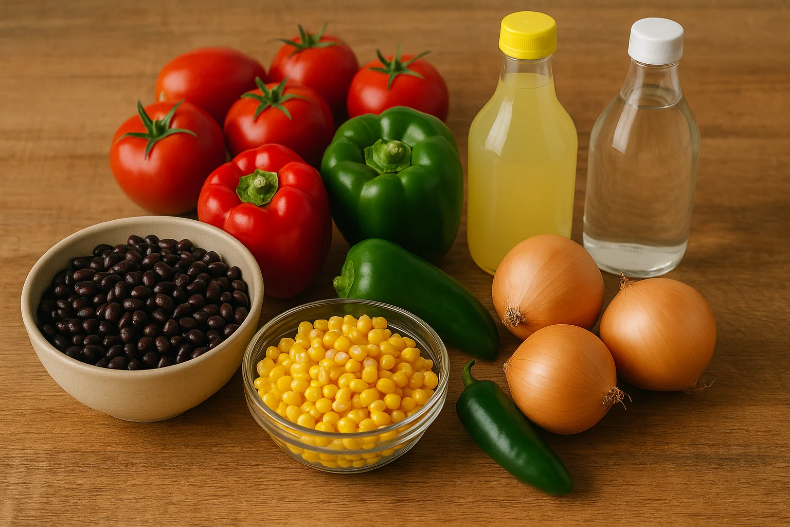 Water bath canning salsa