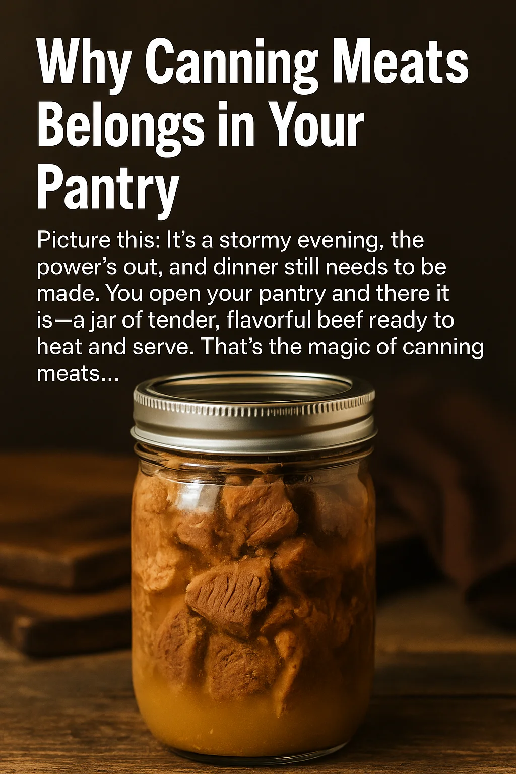 canning meats