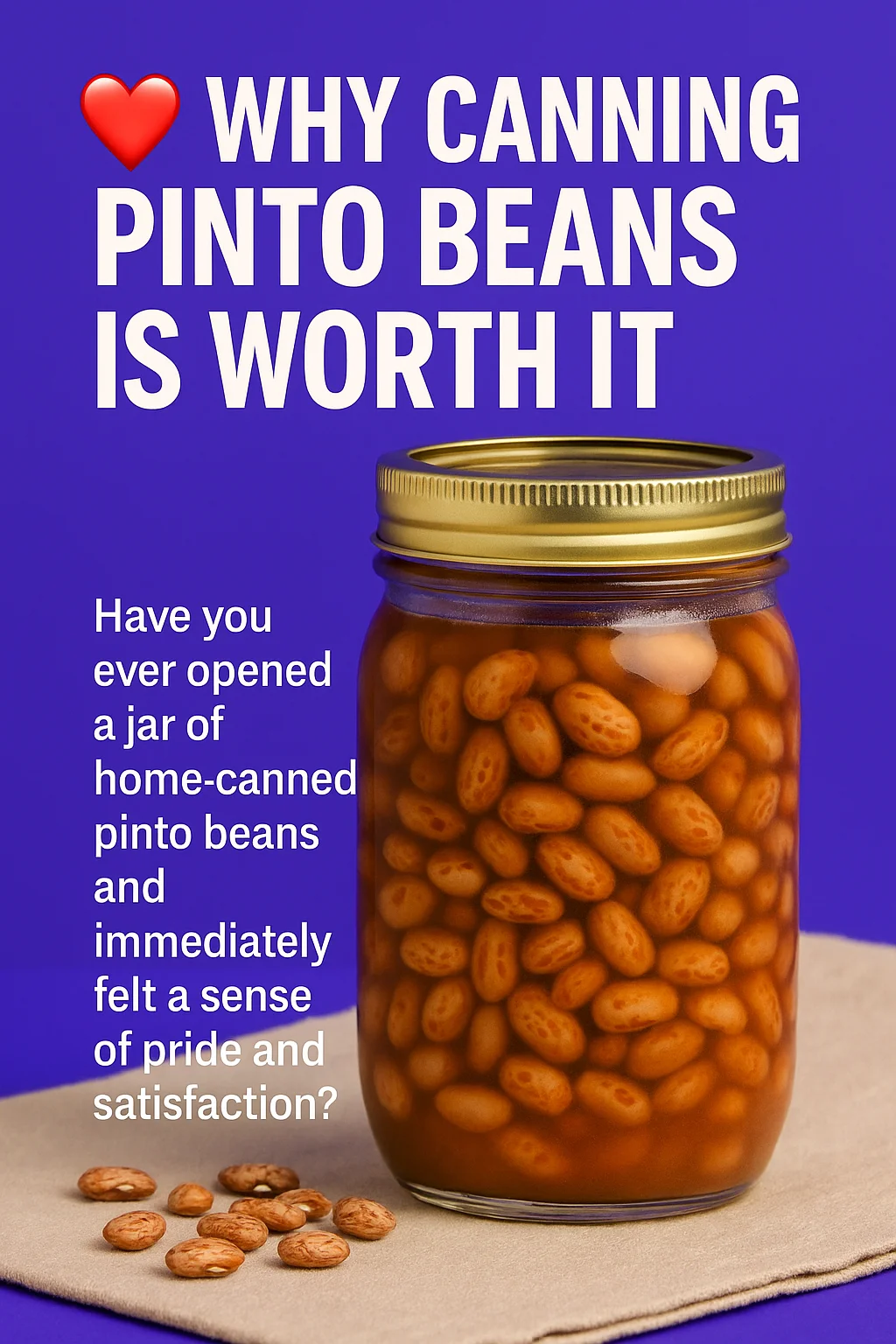 canning pinto beans