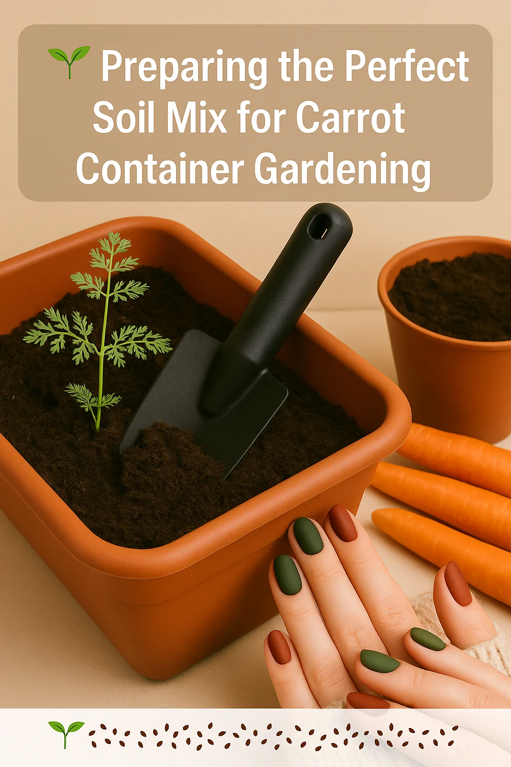carrot container gardening