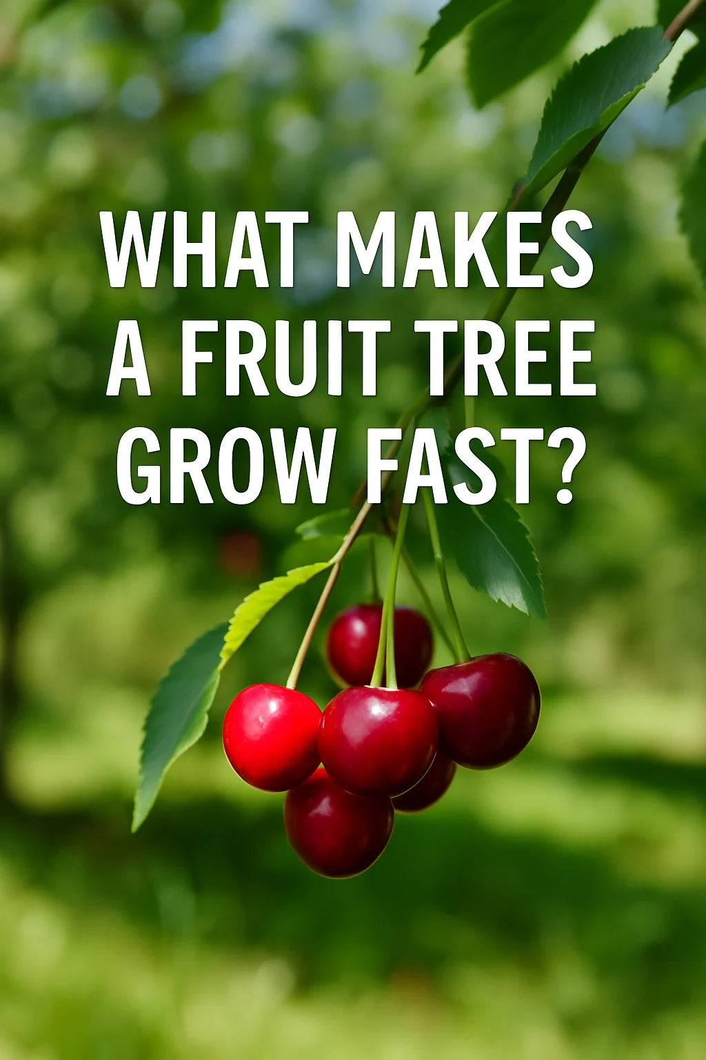 fastest growing fruit trees