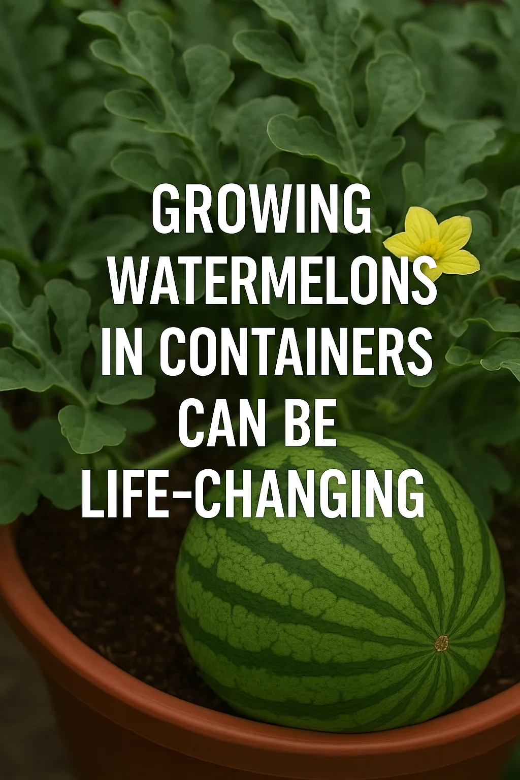 growing watermelons in containers