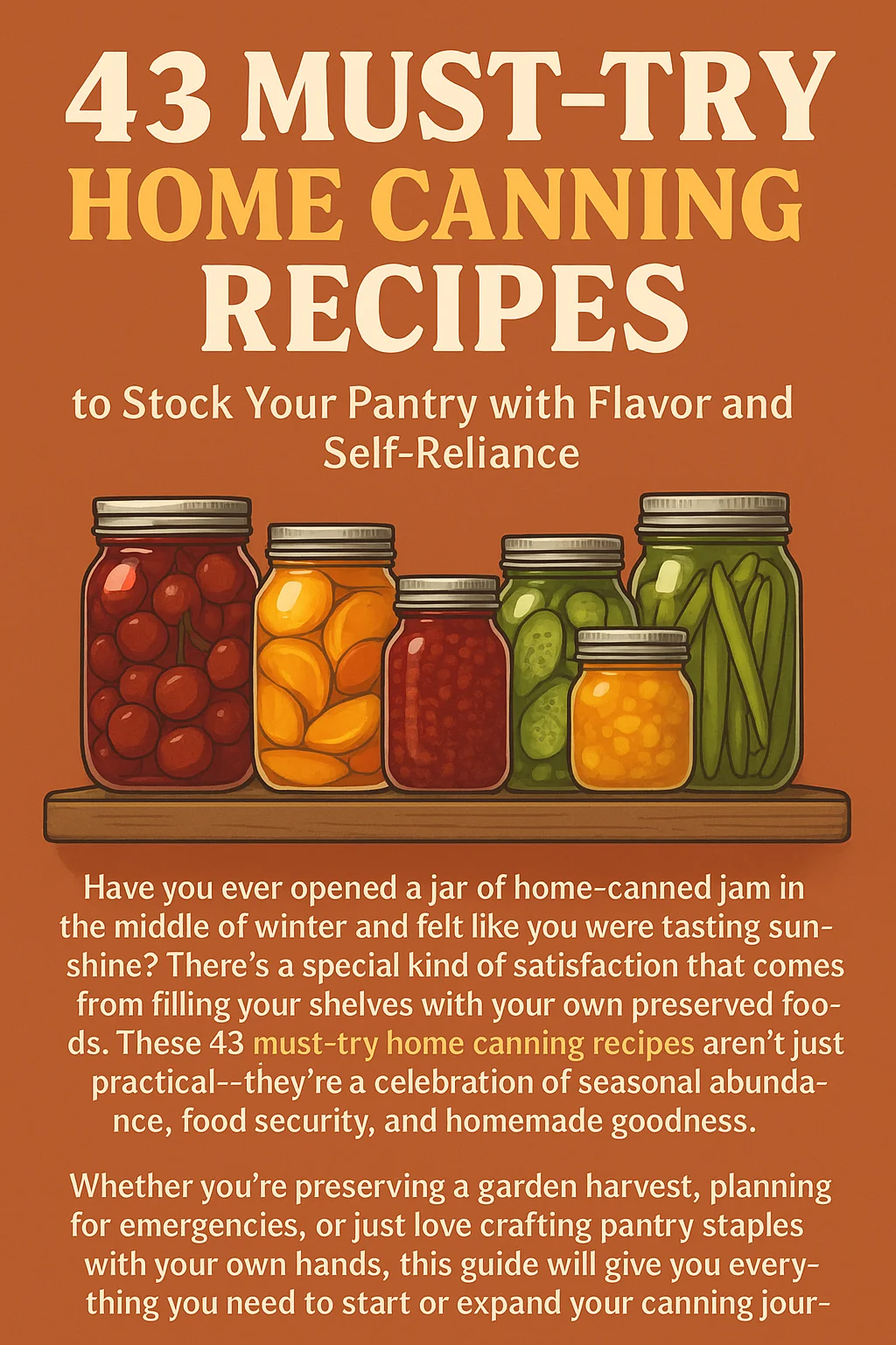 easy home canning