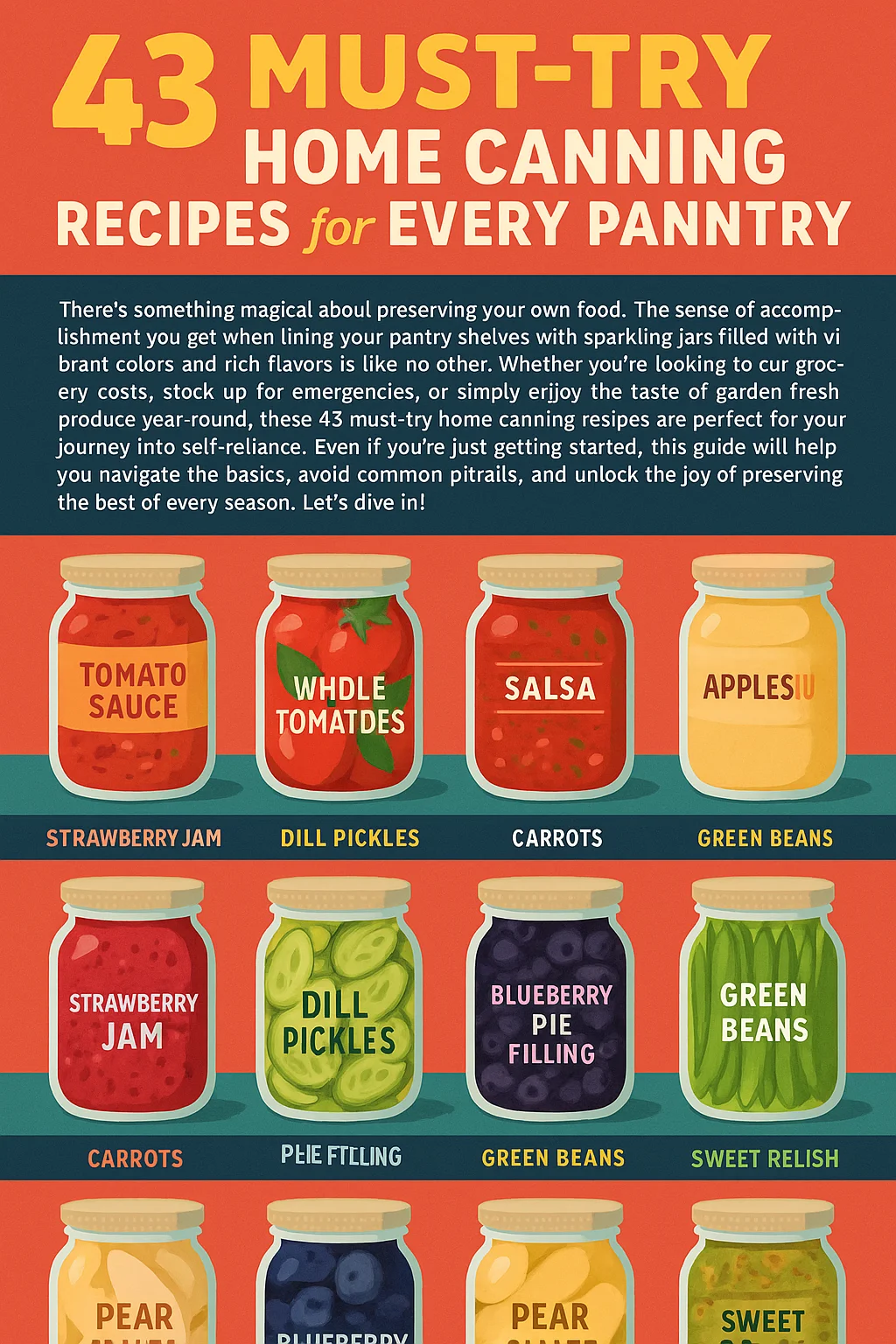 Home canning recipes for beginners