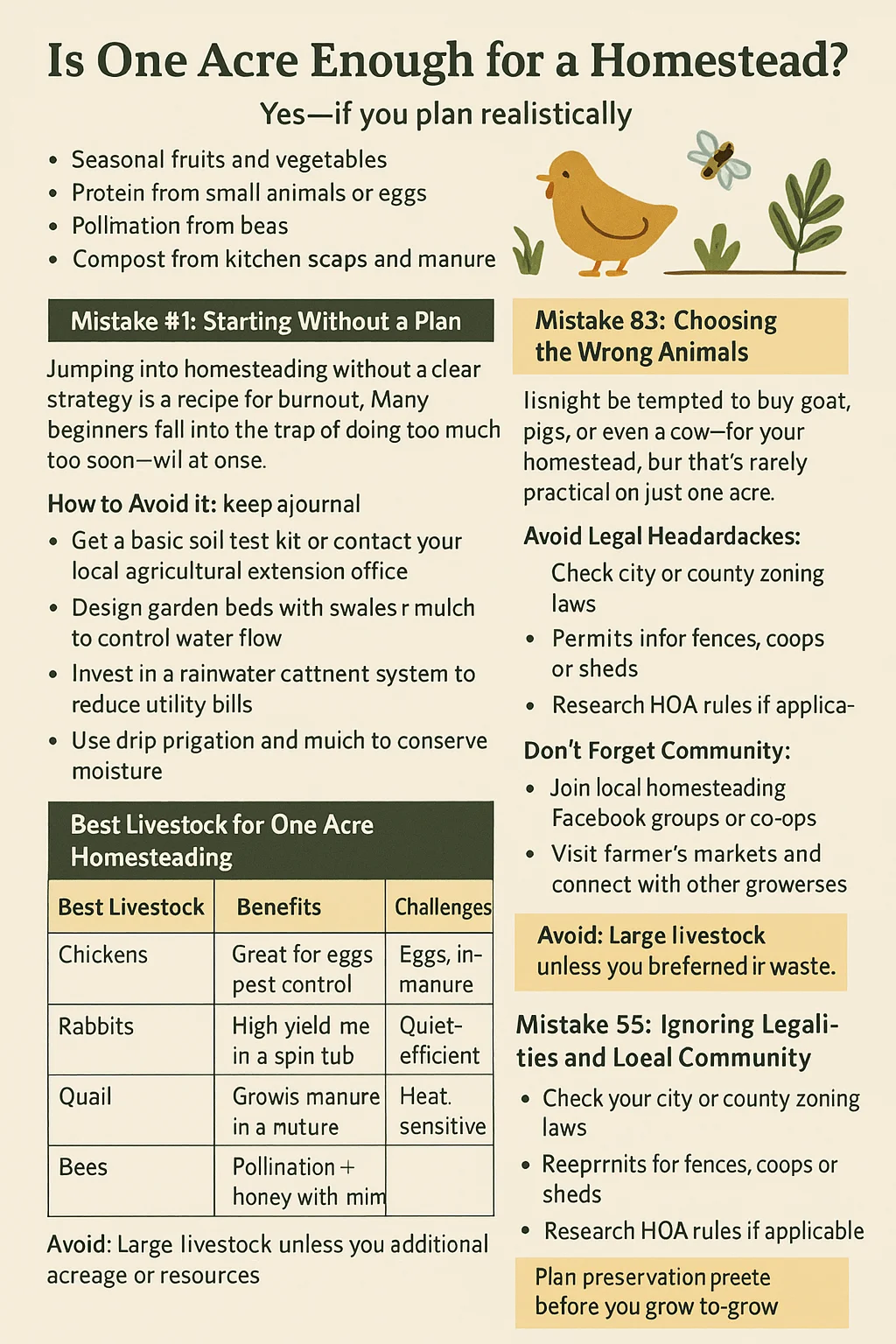 homesteading for beginners