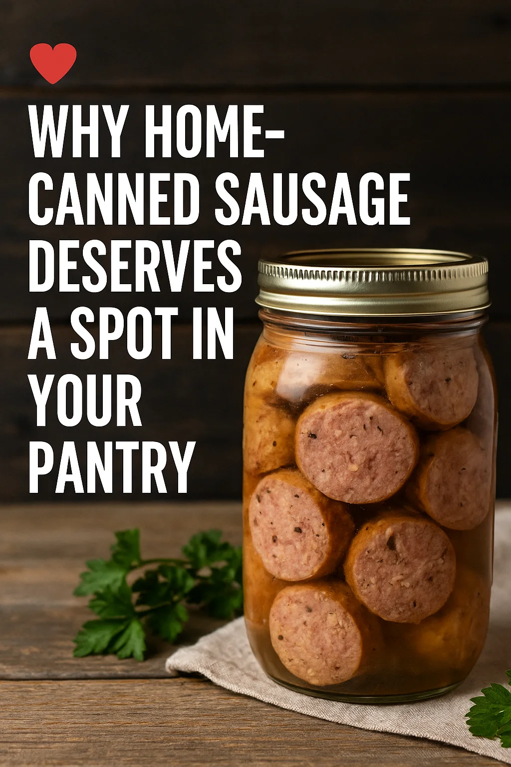 how to can sausage