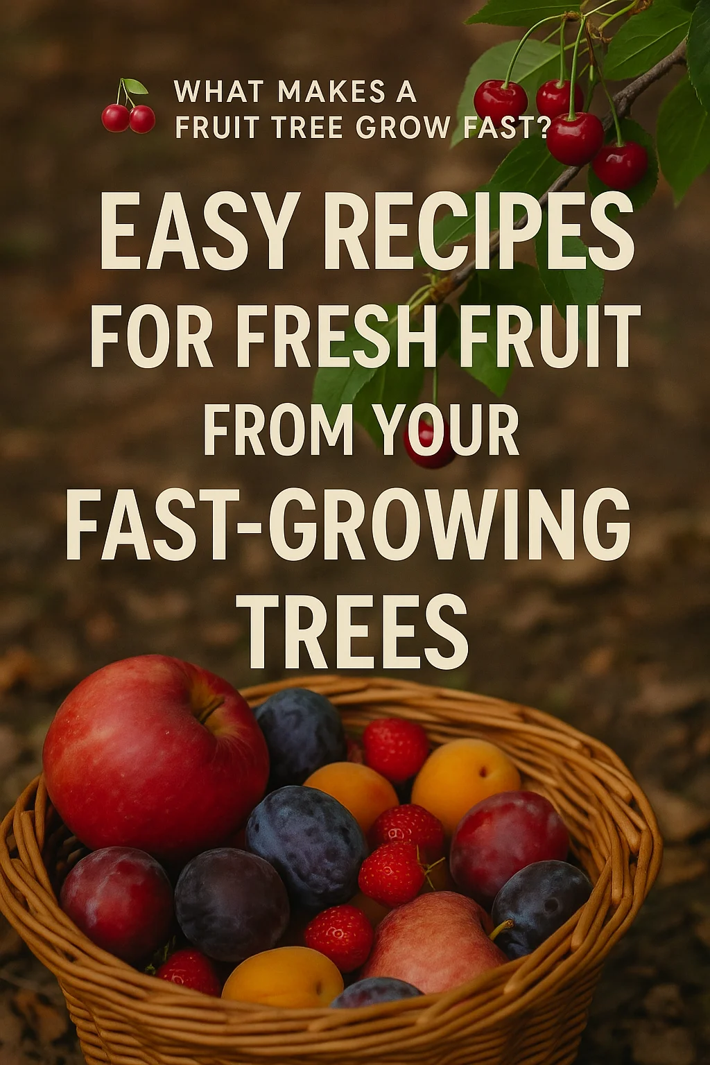 how to plant fast-growing fruit trees