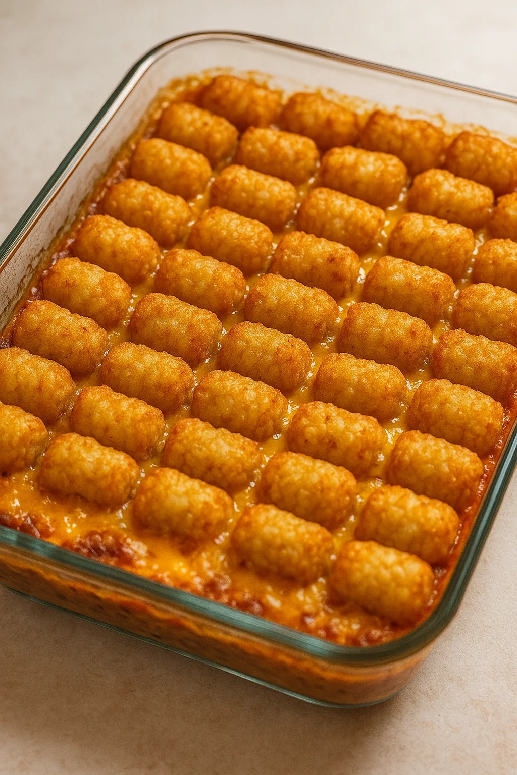 heesy tater tot casserole