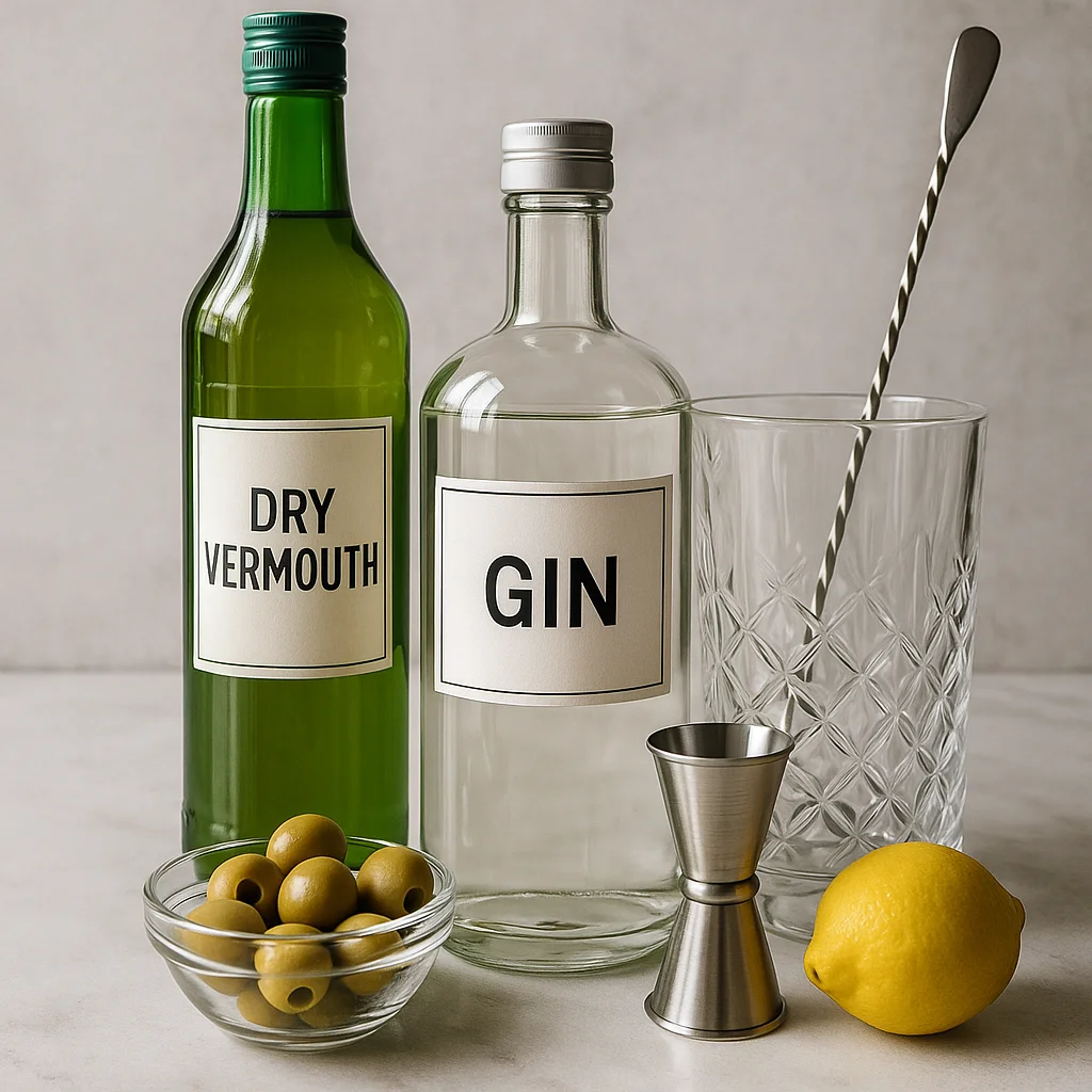 gin and vermouth cocktail