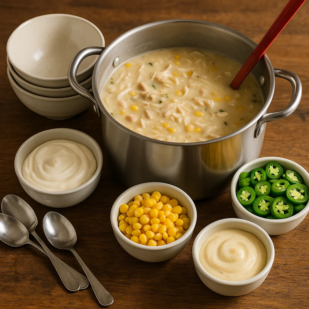 creamy white chili with chicken