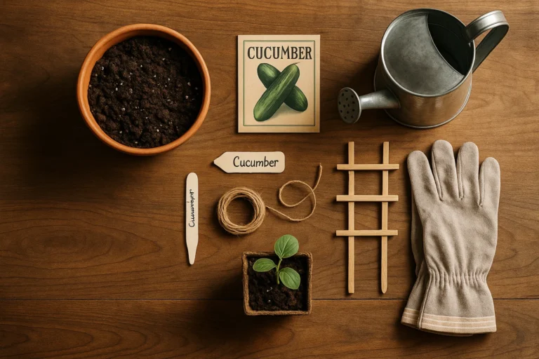 how to grow cucumbers in containers