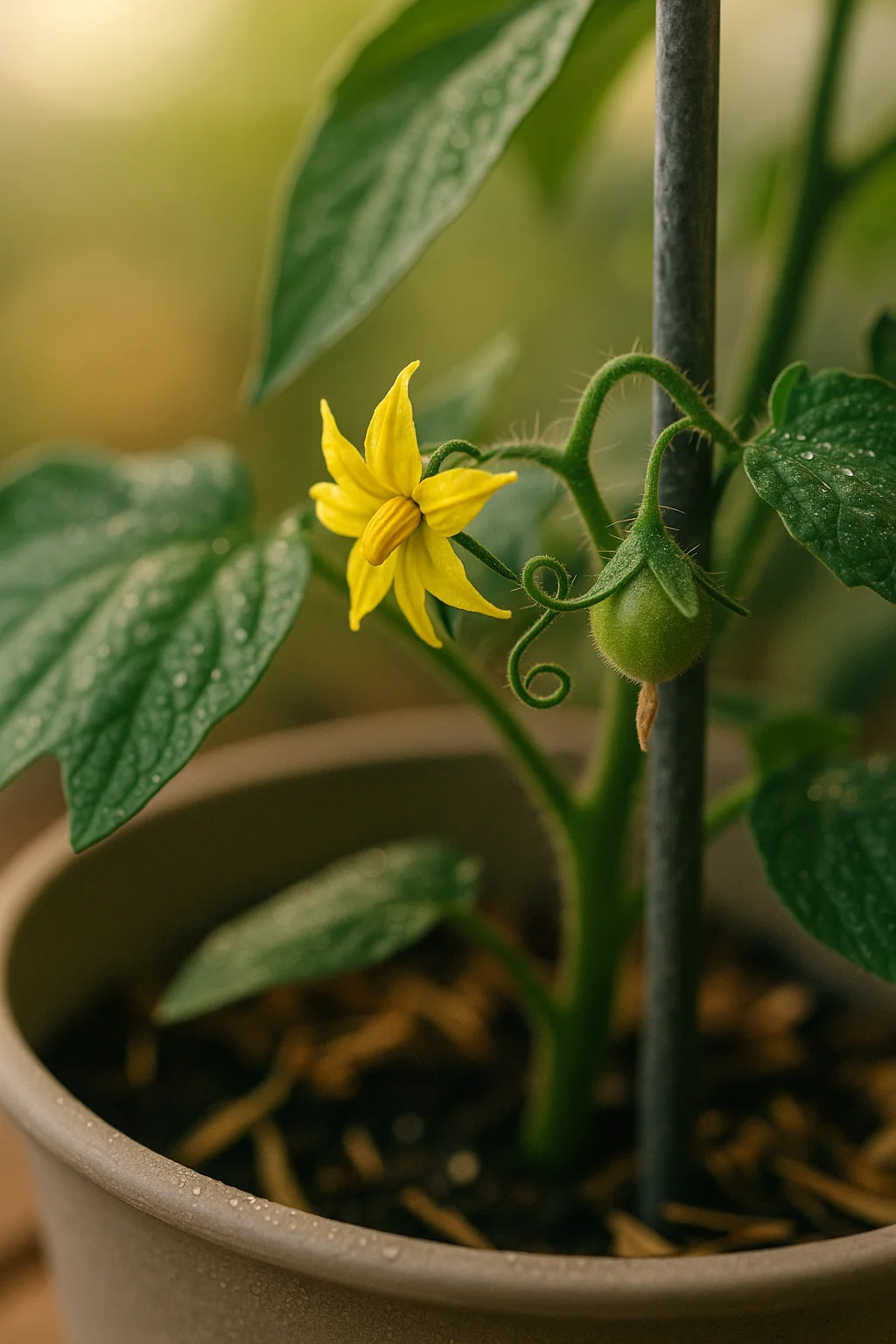 growing vegetables in buckets