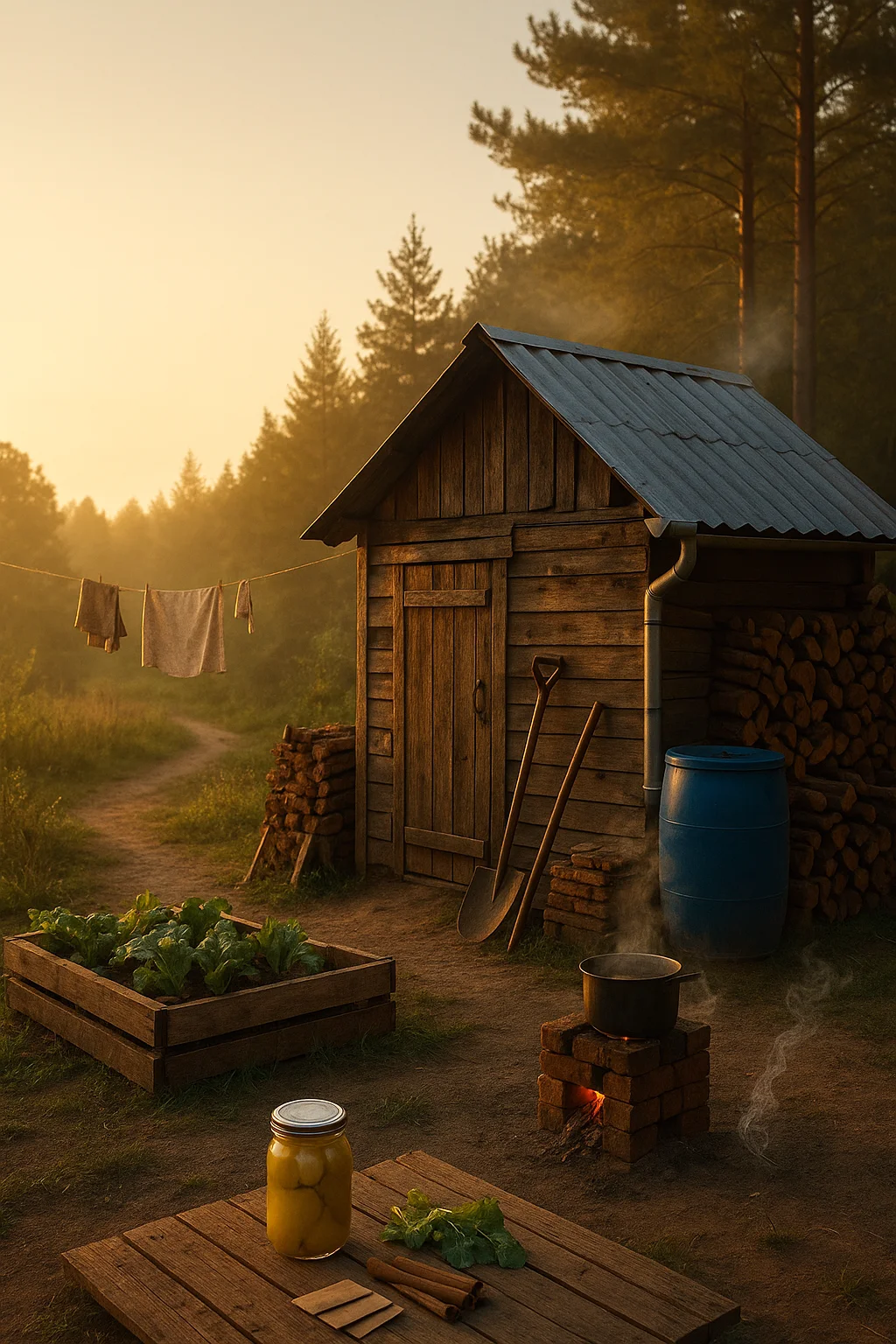 off-grid life step by step