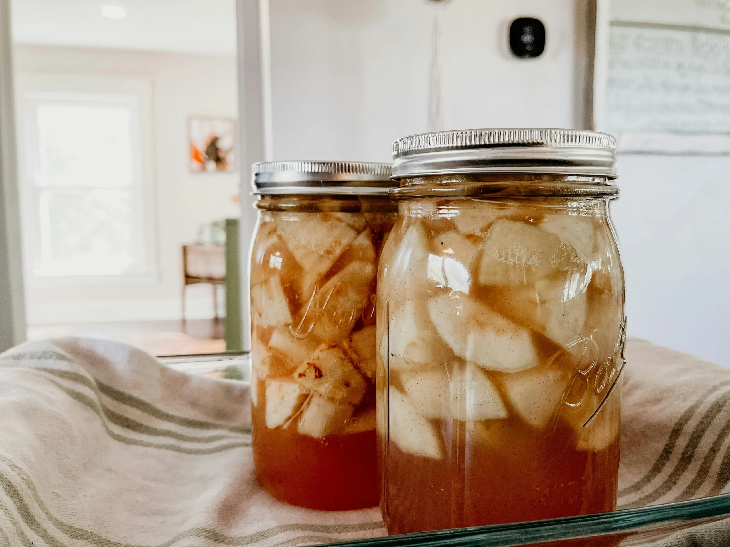 low sugar apple jam