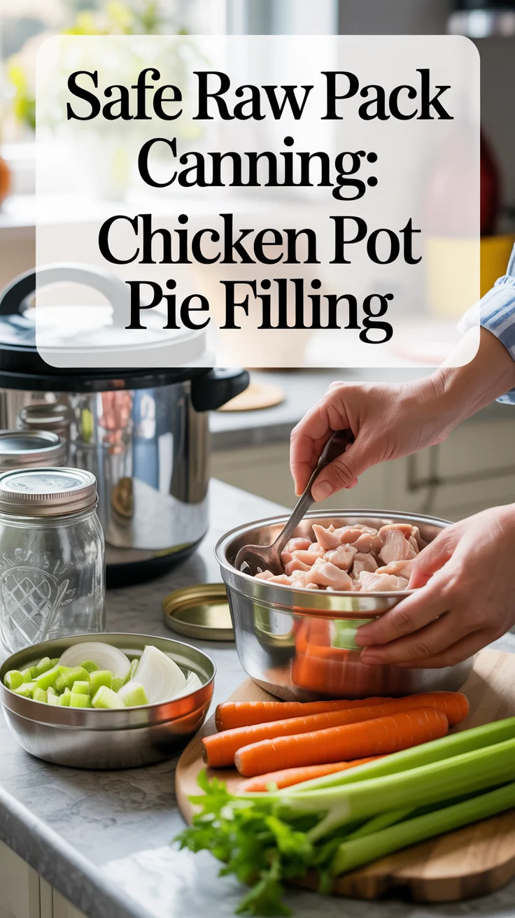 Easy Chicken Pot Pie Filling Canning Recipe