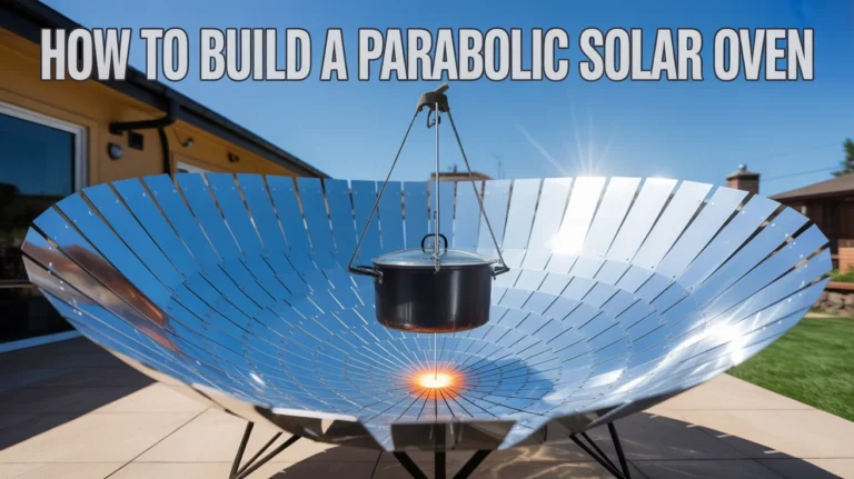 How to Build a Parabolic Solar Oven