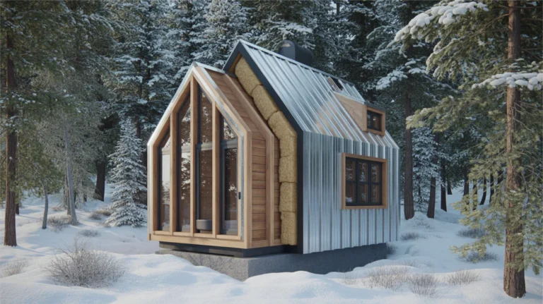 4-Season Off-Grid Shelter Super-Insulated “Micro Cabin” Envelope (Warmth Without Power)