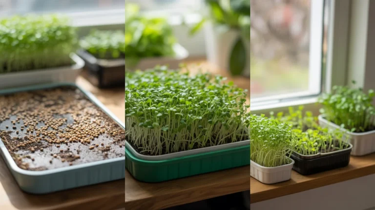 Microgreens + “Tabletop Veg” Setup