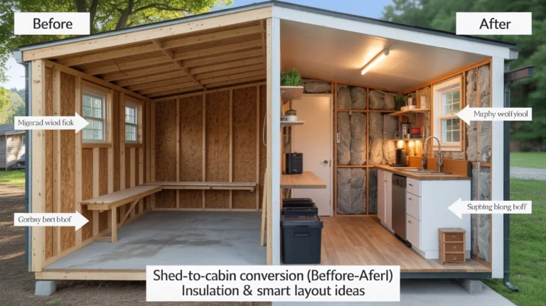 Shed-to-Cabin Conversion
