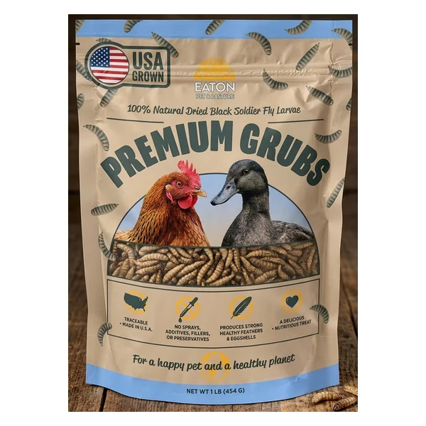 Eaton Premium Grubs dried black soldier fly larvae