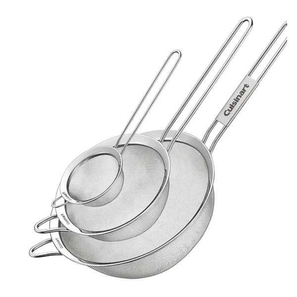 Fine mesh stainless steel strainers